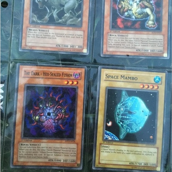 Yugioh Cards 9 piece in plastic vintage - Picture 2 of 5